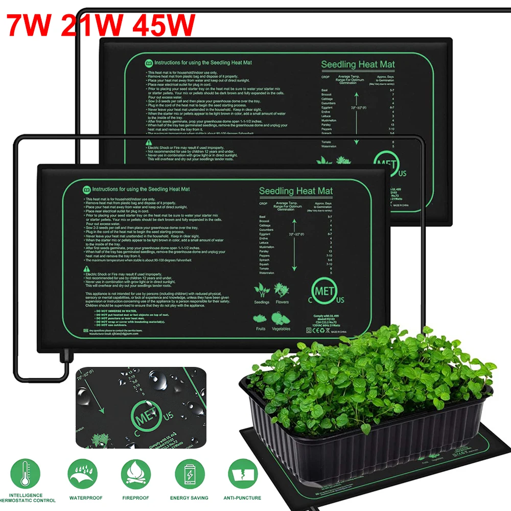 Seedling Heat Mat - Mata grzewcza do sadzonek 10/25/50 cm,