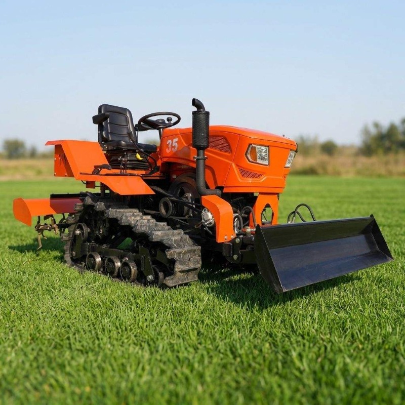 Glebogryzarka gąsienicowa 4WD  – Agriculture Farming Tractor recenzja i cena