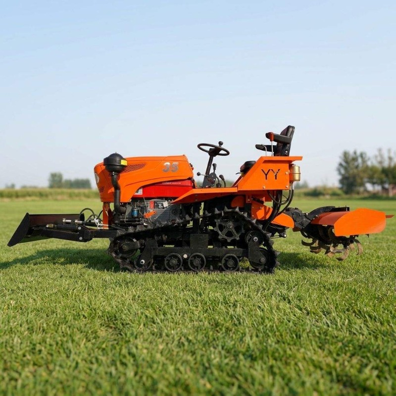 Glebogryzarka gąsienicowa 4WD  – Agriculture Farming Tractor recenzja i cena