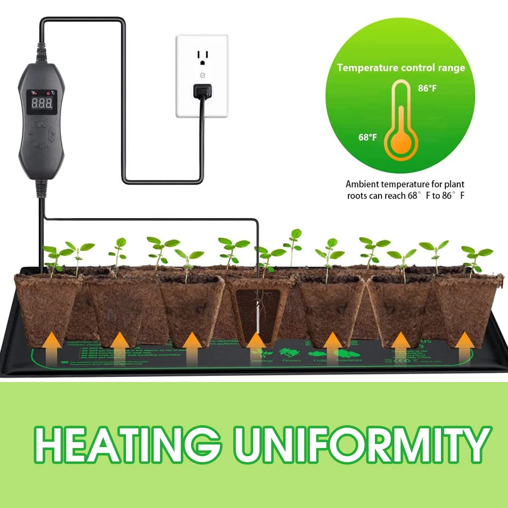 50W UE-USA/UK/AU regulowany te – Seedling Heat Mat recenzja i cena