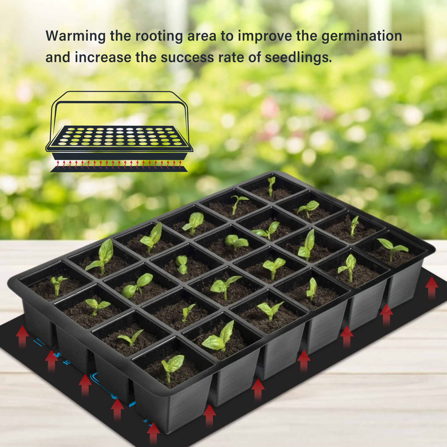 20.75x10CM ue/US/UK/AU wtyczka – Seedling Heat Mat recenzja i cena